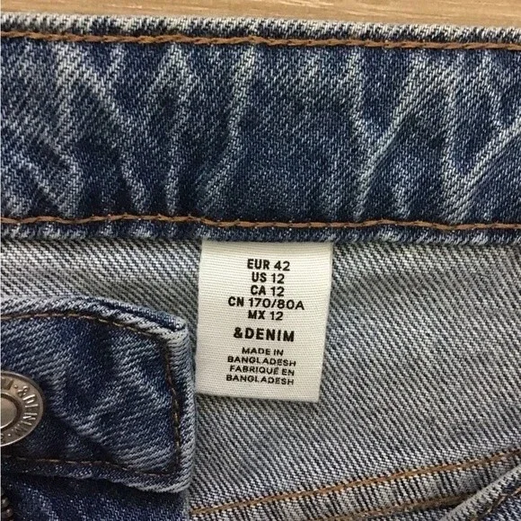 & Denim by H&M Jean Skirt 12 - Picture 5 of 6